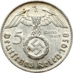 Germany 5 Reichsmark 1938 D Hindenburg