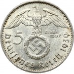Germany 5 Reichsmark 1939 J Hindenburg