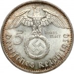 Germany 5 Reichsmark 1939 A Hindenburg