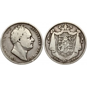 Great Britain 1/2 Crown 1836