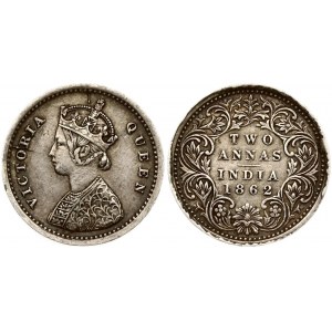 British India 2 Annas 1862