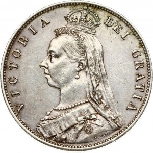 Great Britain 1/2 Crown 1887