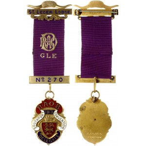 Masonic Badge 1912 Saint Leger Lodge