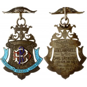 Masonic Medal 1945 Earl of Athlone Lodge