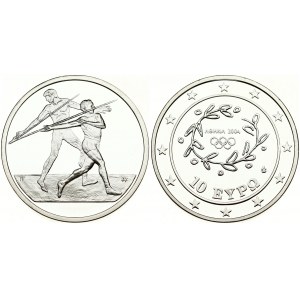 Greece 10 Euro 2004 Javelin Throw