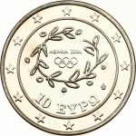 Greece 10 Euro 2004 Disc Throw