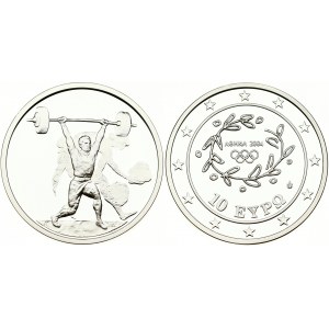 Greece 10 Euro 2004 Weight Lifting