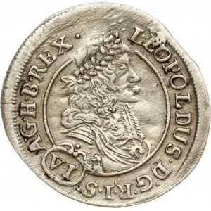 Hungary 6 Kreuzer 1682 KB