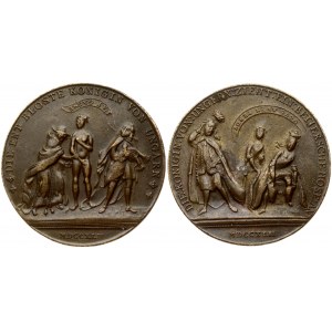 Satiric Medal 1742 War of the Austrian Secession