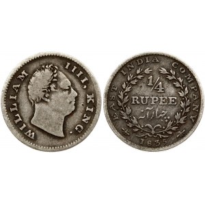 British India 1/4 Rupee 1835