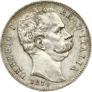 Italy 5 Lire 1879 R