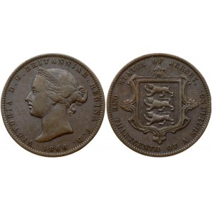 Jersey 1/13 Shilling 1866