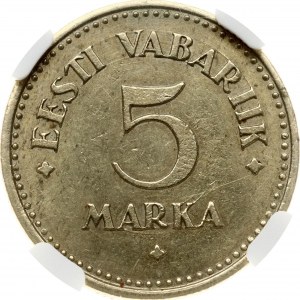 Estonia 5 Marka 1924 NGC MS 62