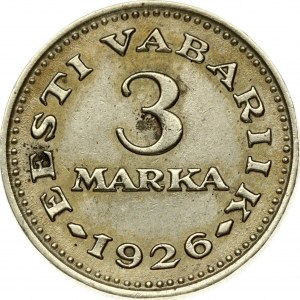 Estonia 3 Marka 1926 RARE