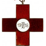 Latvia Red Cross (1918) Badge I Class VERY RARE