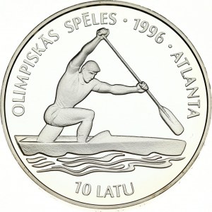 Latvia 10 Latu 1994 Games of 1996