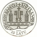 Latvia 10 Latu 1995 13th Century Riga