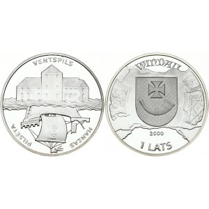 Latvia 1 Lats 2000 Ventspils
