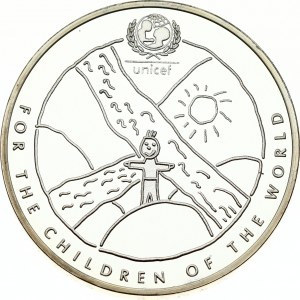Latvia 1 Lats 2000 For the Children of the World
