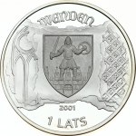Latvia 1 Lats 2001 Cesis