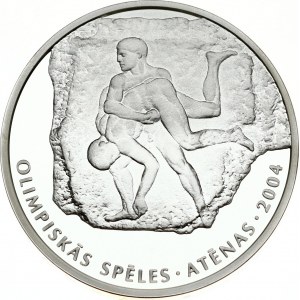 Latvia 1 Lats 2002 Greco-Roman Wrestling