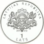 Latvia 1 Lats 2002 Greco-Roman Wrestling