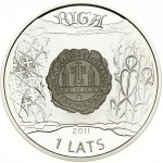 Latvia 1 Lats 2011 Riga