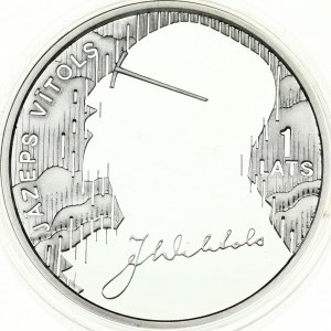 Latvia 1 Lats 2013 Jazeps Vitols