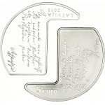 Latvia 5 Euro 2015 Rainis and Aspazija