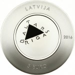 Latvia 5 Euro 2016 'Baltars' Porcelain