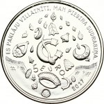 Latvia 5 Euro 2017 Smith forges in the sky