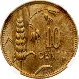 Lithuania 10 Centu 1925 NGC MS 64