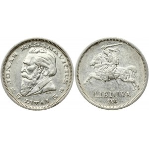 Lithuania 5 Litai 1936 Basanavicius