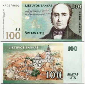 Lithuania 100 Litu 2000 Daukantas