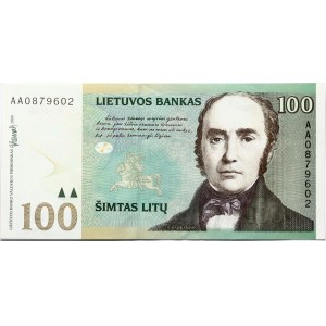 Lithuania 100 Litu 2000 Daukantas