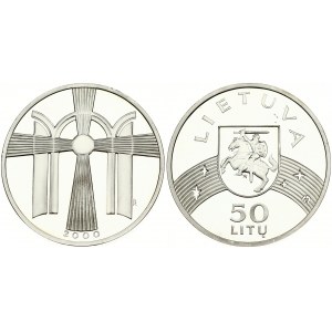 Lithuania 50 Litu 2000 New Millennium