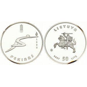 Lithuania 50 Litu 2007 Pekin Olympic games