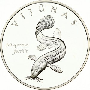 Lithuania 50 Litu 2010 European Weatherfish