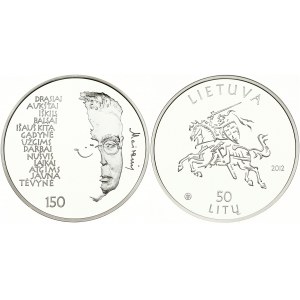 Lithuania 50 Litu 2012 Maironis