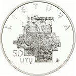 Lithuania 50 Litu 2013 LMK Lithuanian Sąjūdis