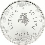Lithuania 50 Litu 2014 Kristijonas Donelaitis