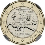 Lithuania 1 Euro 2015 Vilnius International Coin Fair NGC SAMPLE