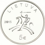 Lithuania 5 Euro 2015 Literature