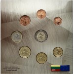 Lithuania 1 Cent - 2 Euro 2015 Lithuanian Coins Set