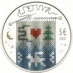 Lithuania 5 Euro 2021 Eglė - Queen of Serpents