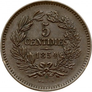 Luxembourg 5 Centimes 1854