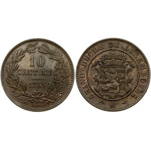 Luxembourg 10 Centimes 1855