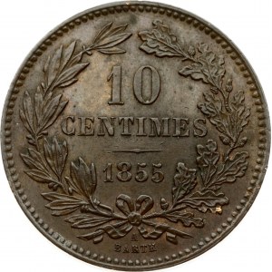 Luxembourg 10 Centimes 1855