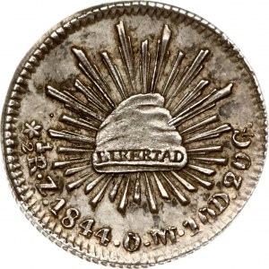 Mexico ½ Real 1844 OM