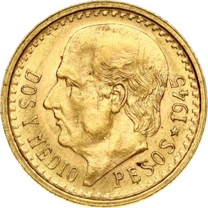 Mexico 2½ Pesos 1945